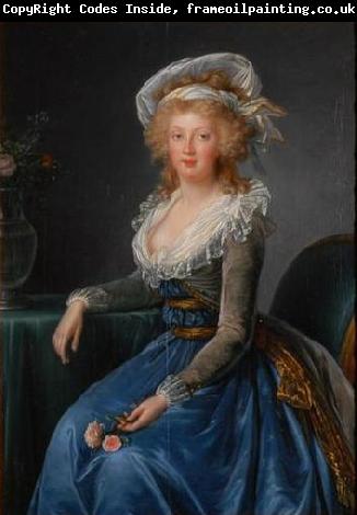 Elisabeth LouiseVigee Lebrun Portrait of Maria Teresa of Naples and Sicily